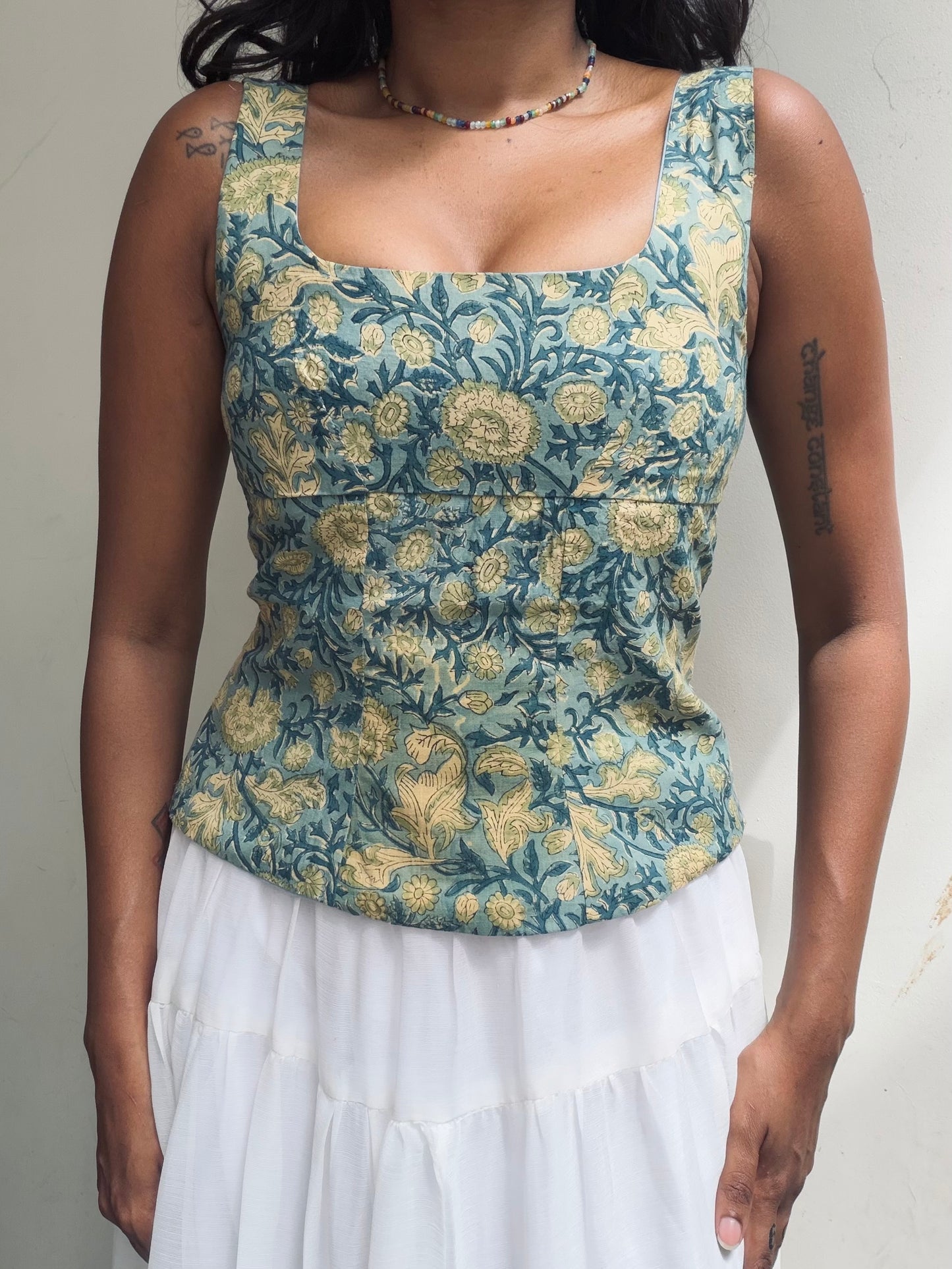 Gul: Blue & Green Batik Sanganeri