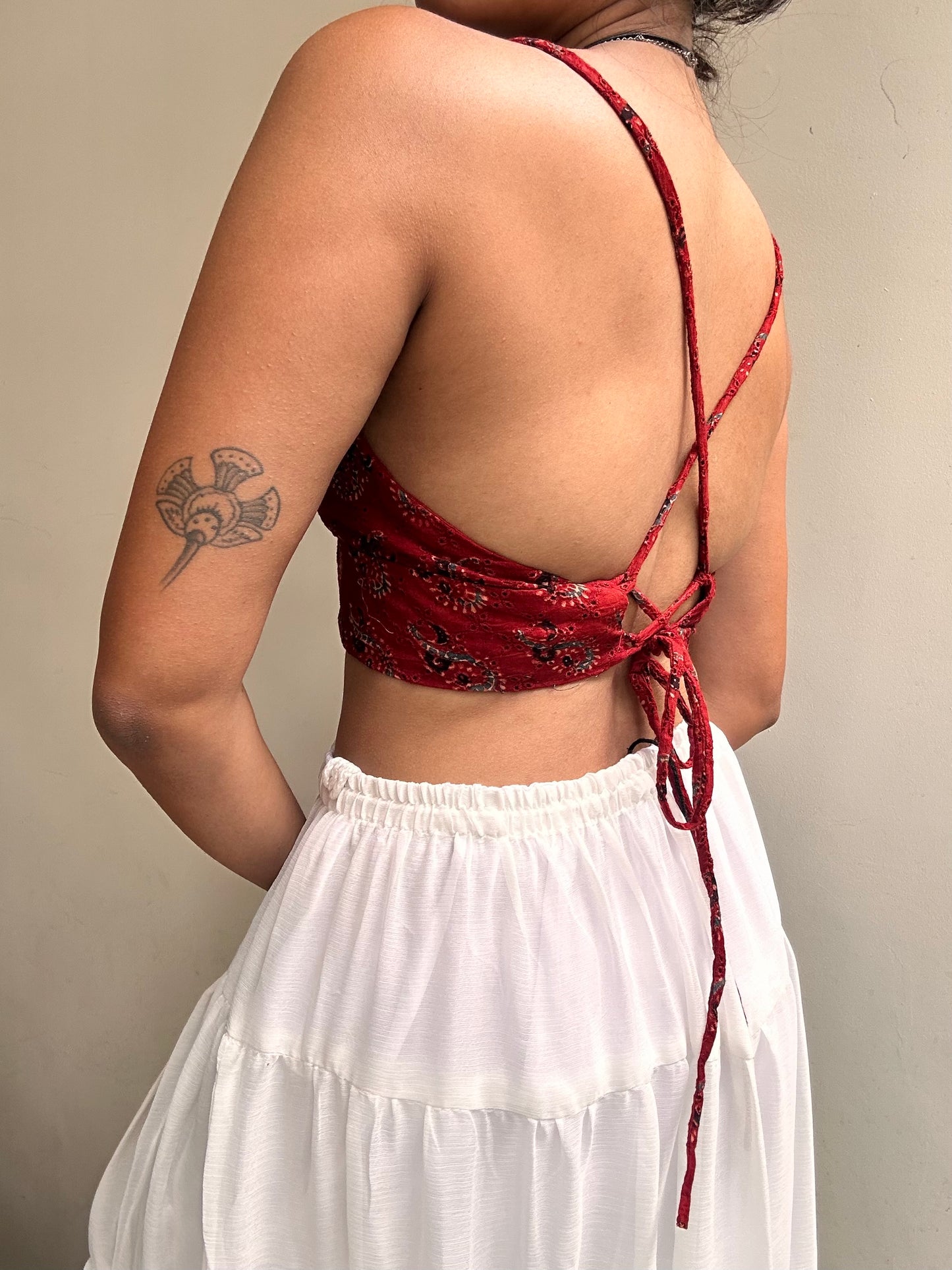 Bella: Red Jacoba Ajrakh S