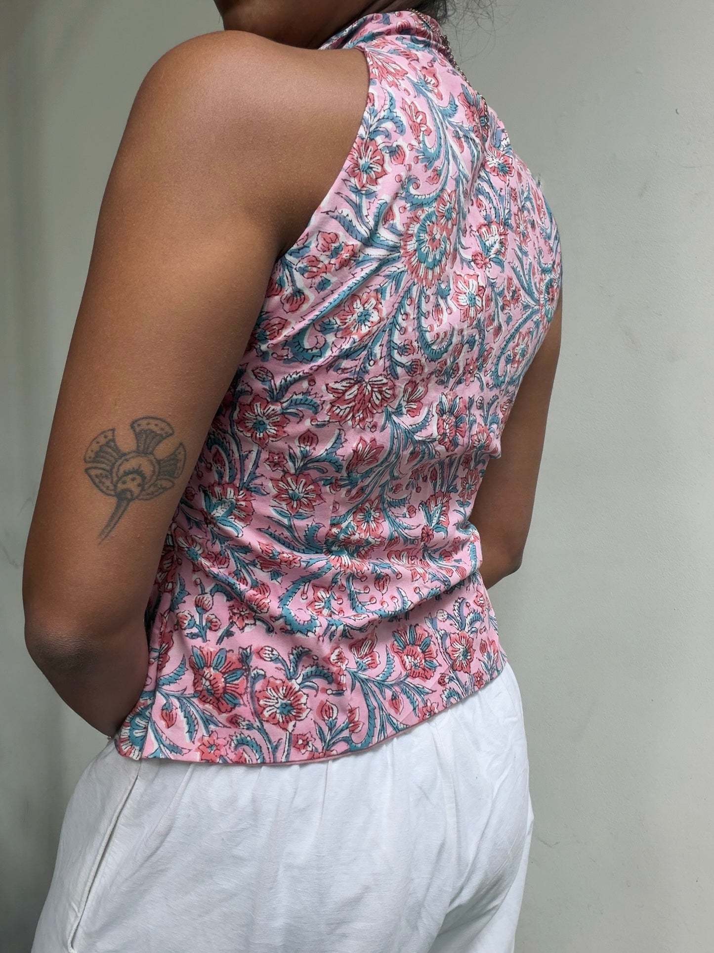 Trupti: Pink Sanganeri Block Print