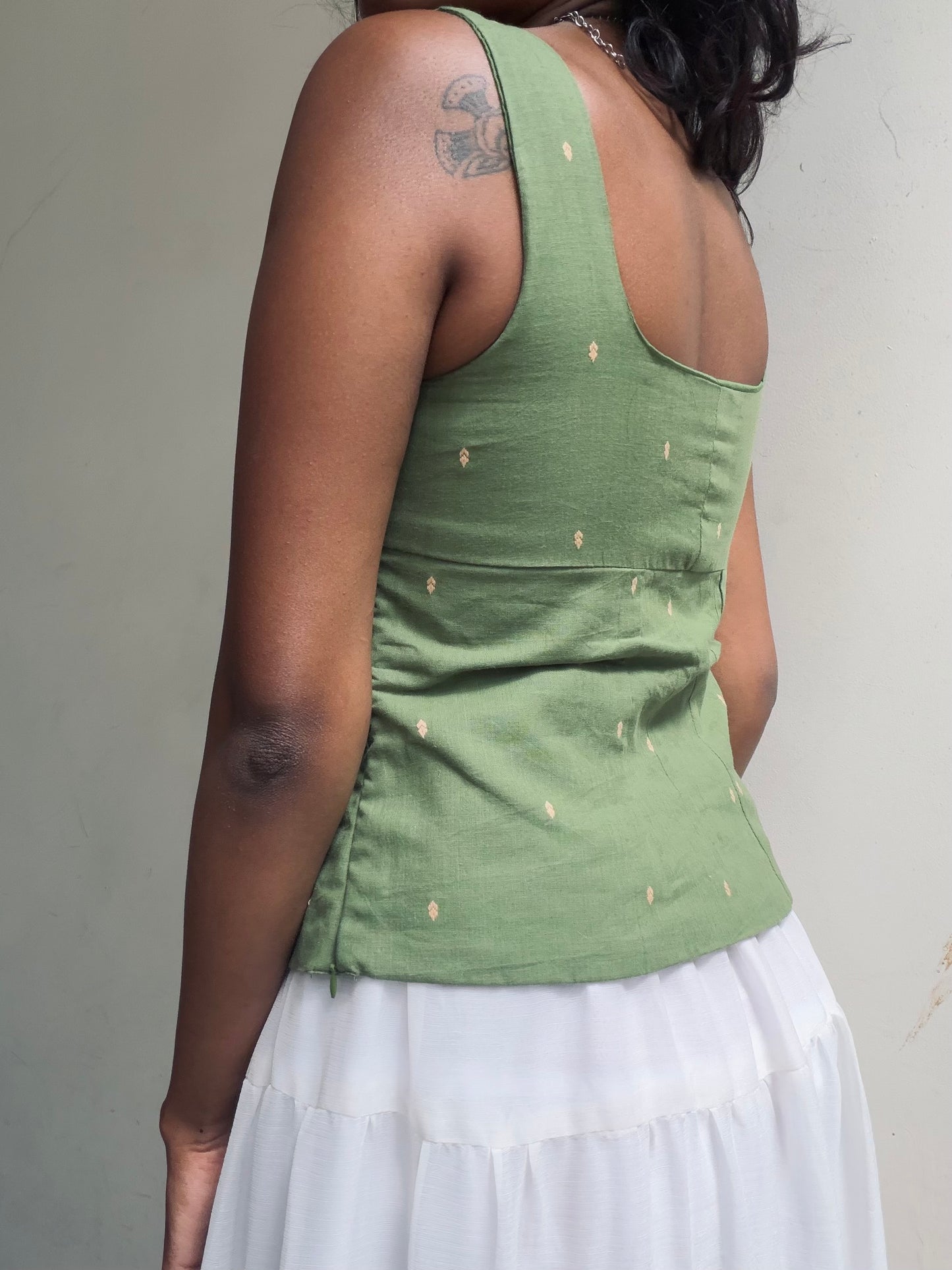 Gul: Green Jamdani