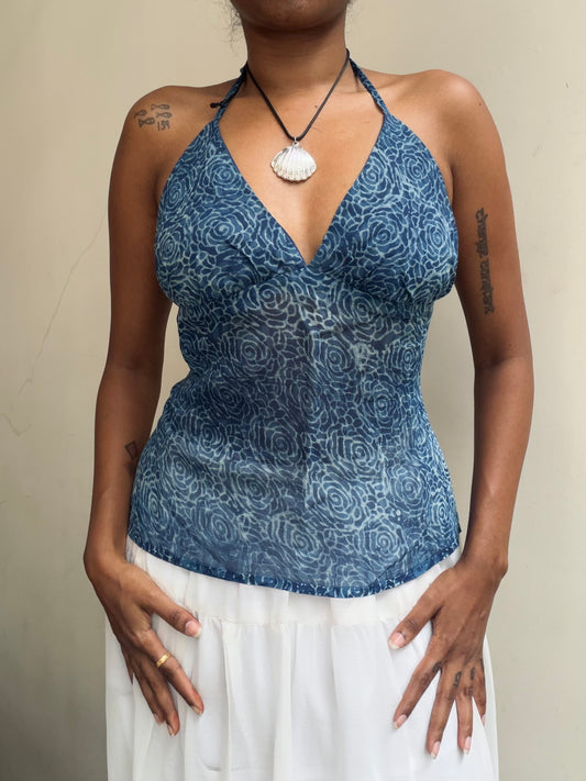 Taru: Blue Silk Ajrakh