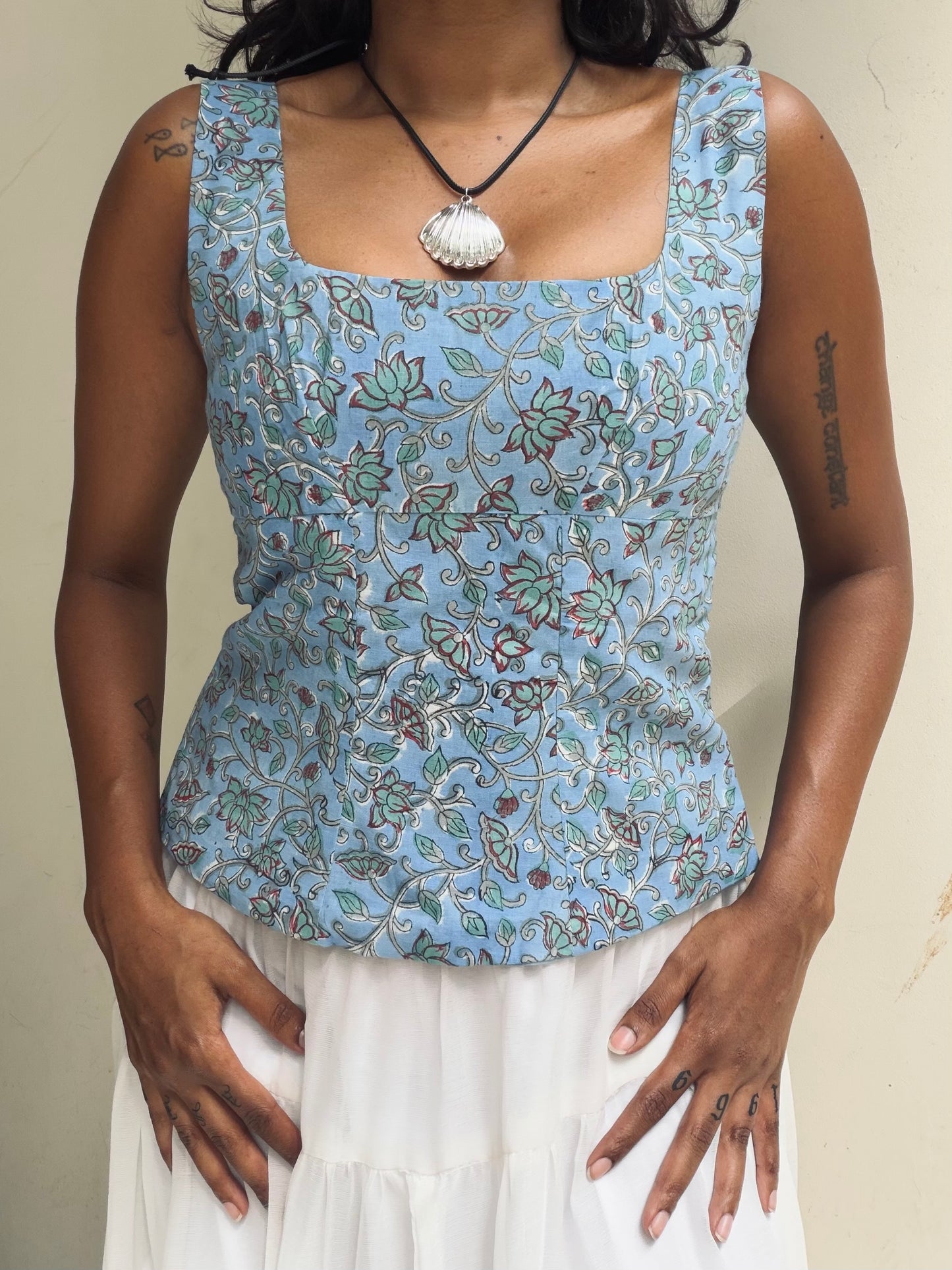 Gul: Light Blue Sanganeri