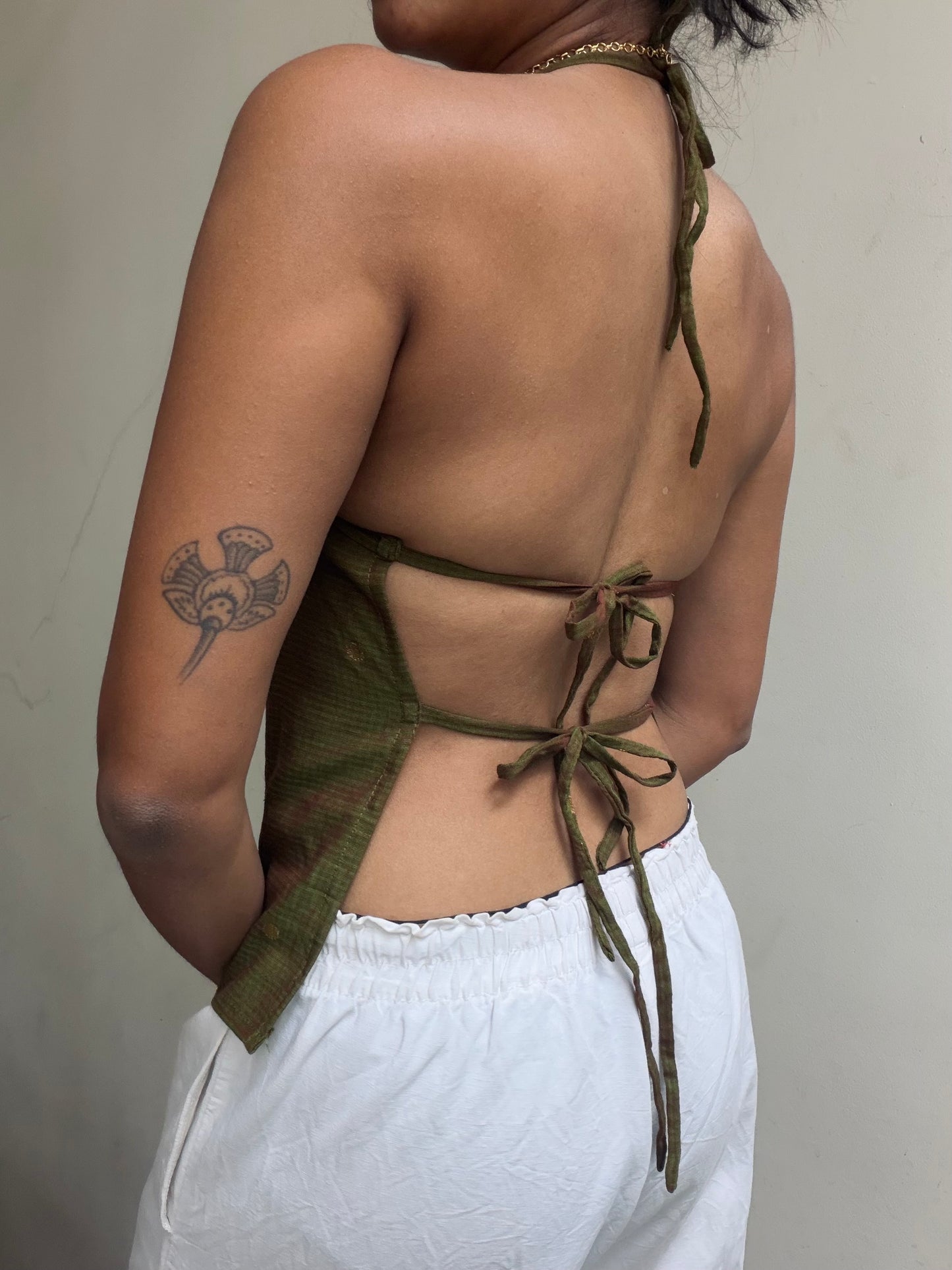 Taru: Olive Gold Polka