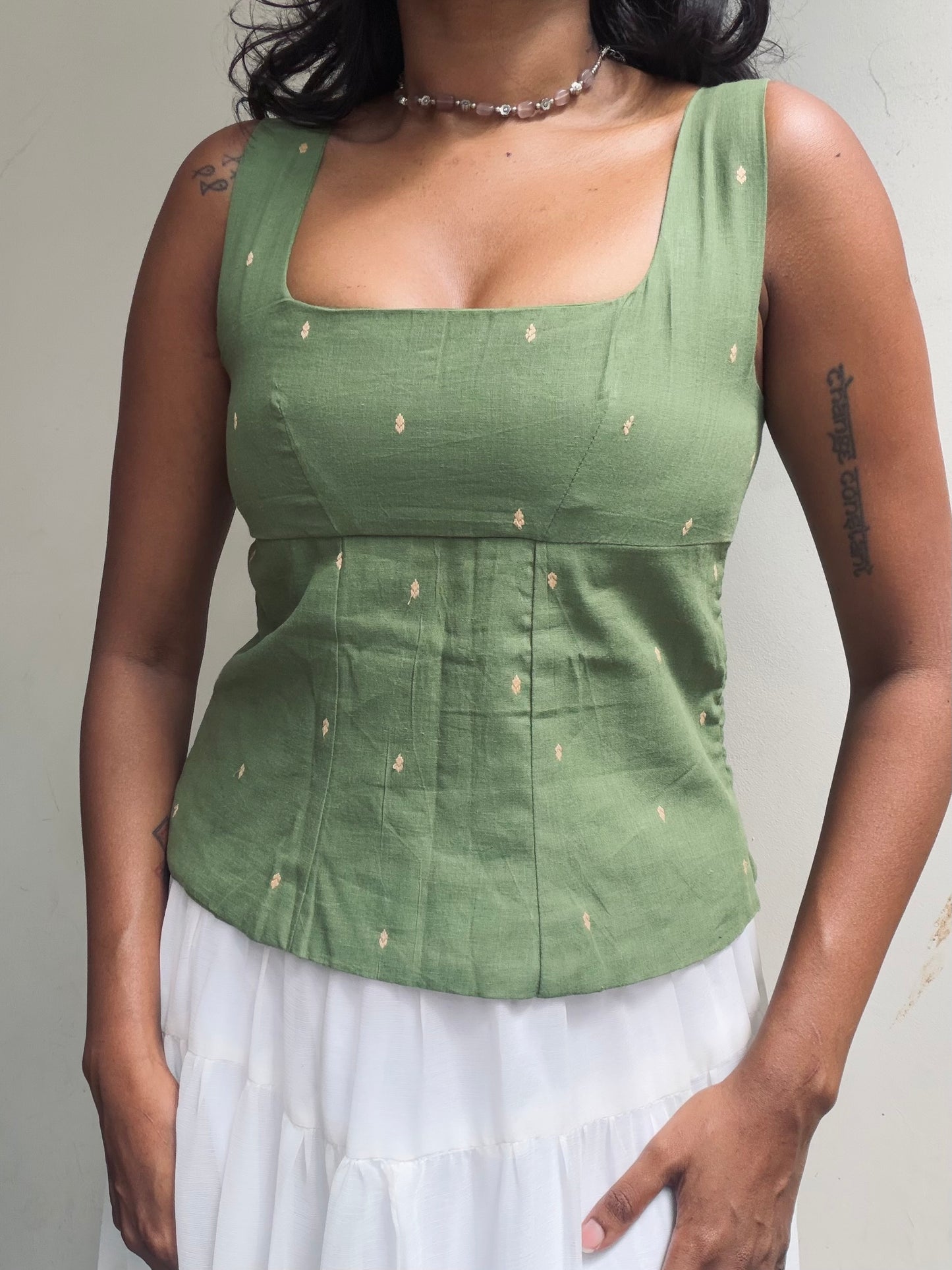 Gul: Green Jamdani