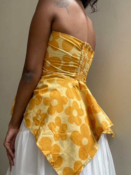 Noor: Yellow Floral Batik