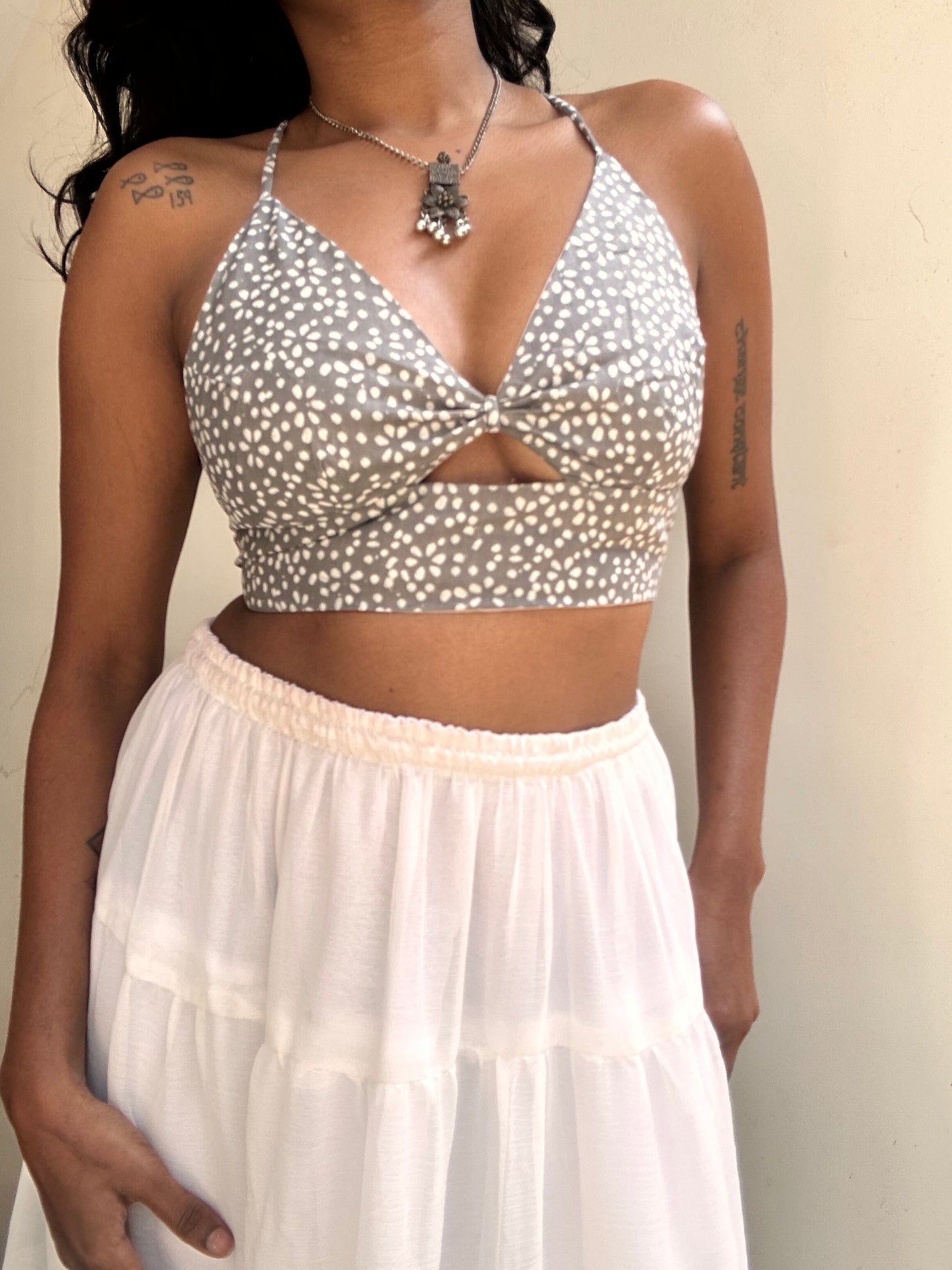 Bella: Brown Dotted Batik