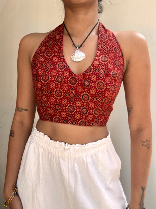 Heather: Red Geometric Ajrakh 2