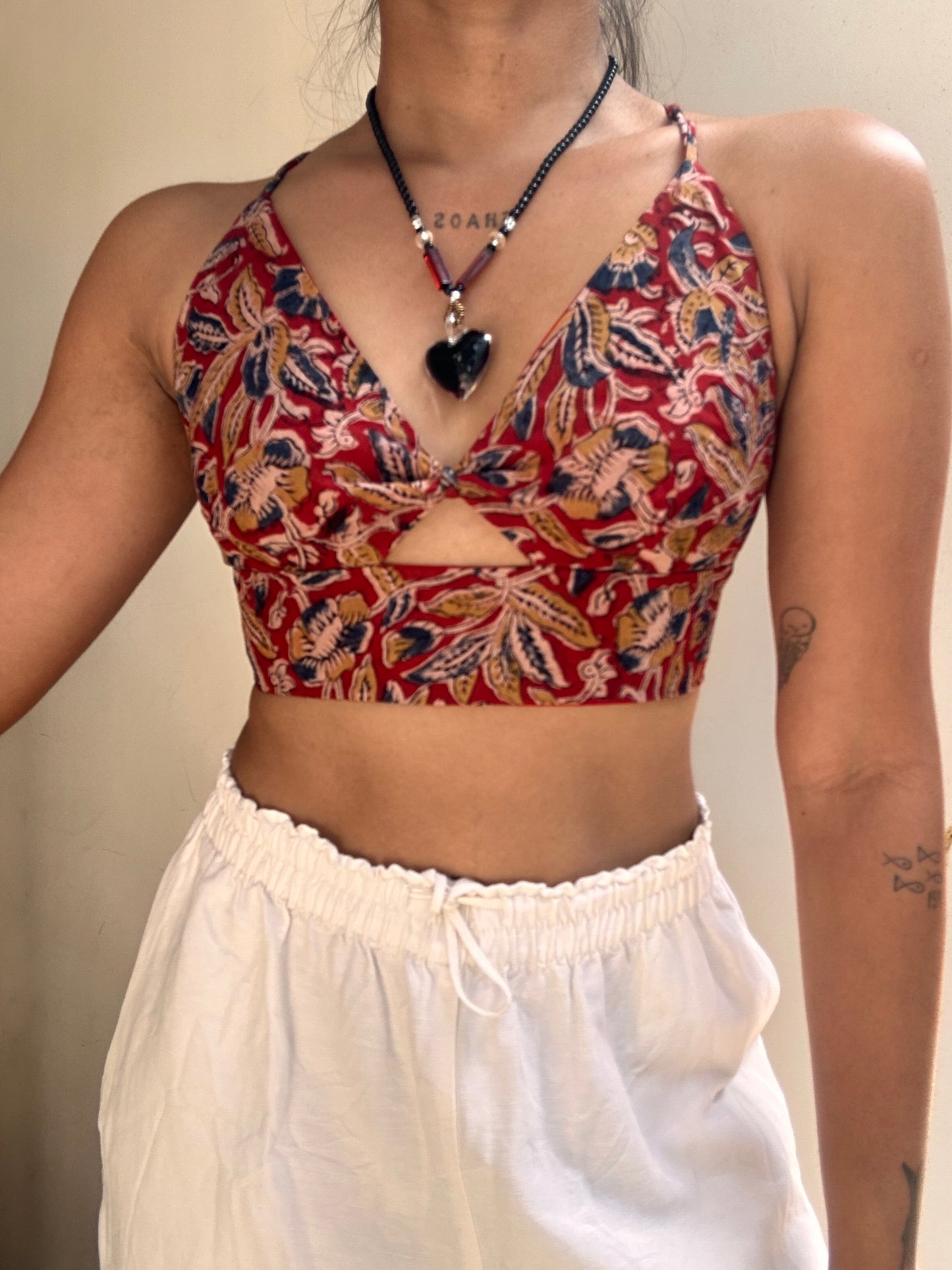 Bella: Red Kalamkari