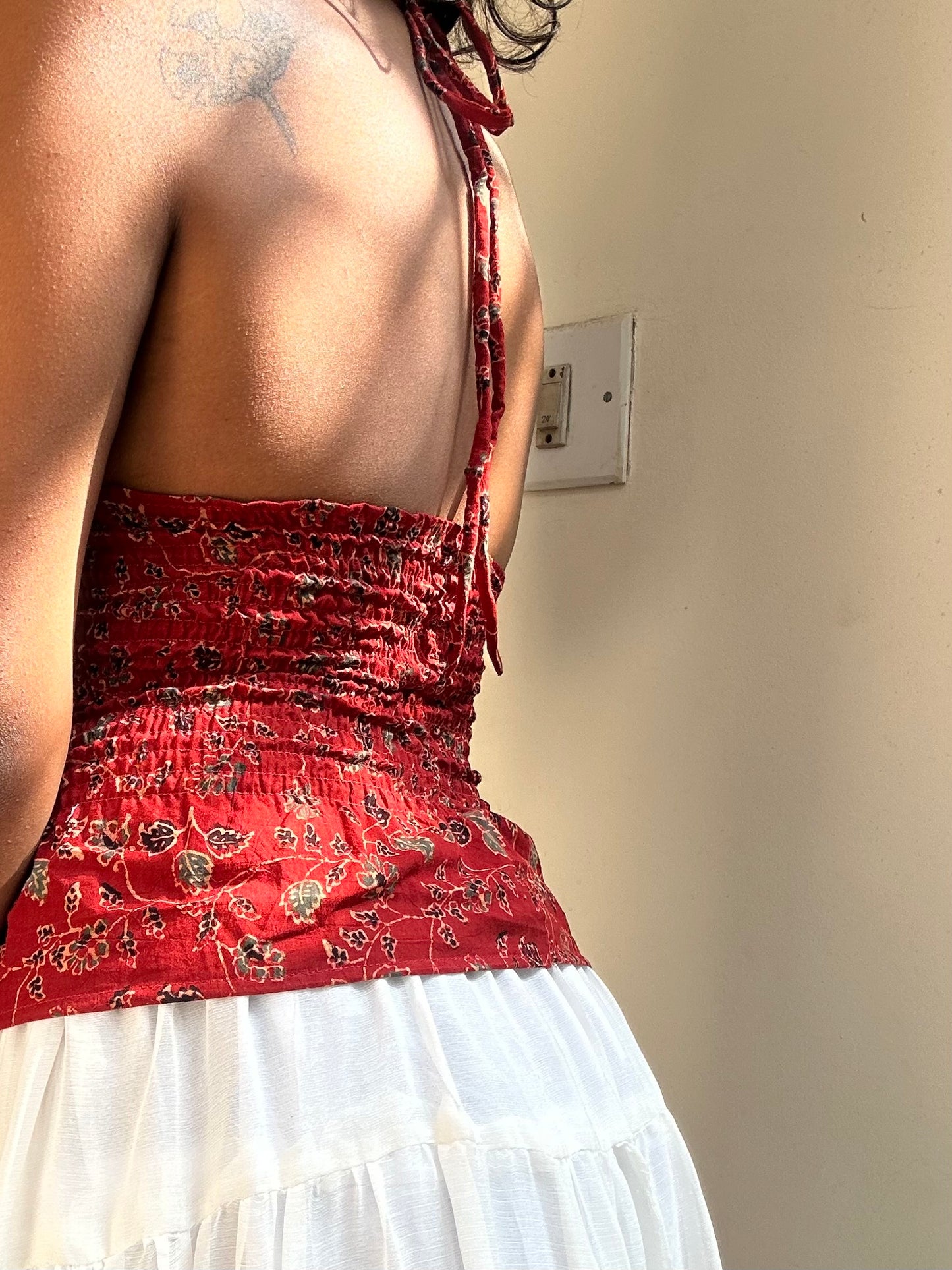 Preksha: Red Vine Ajrakh