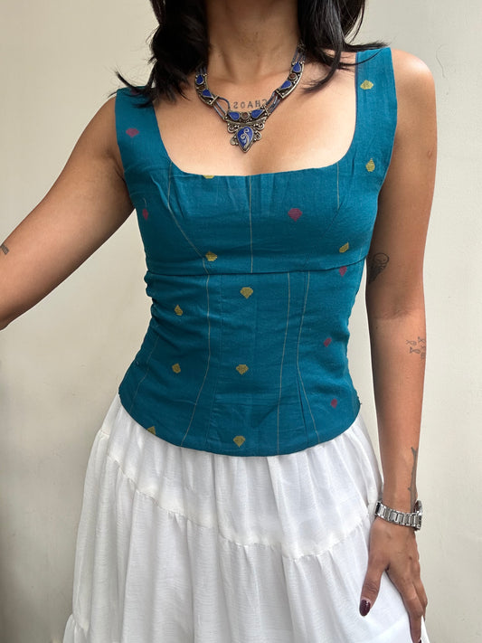 Gul: Deep Blue Jamdani