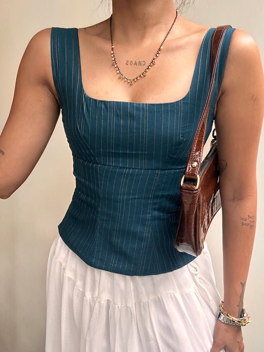 Gul: Deep Blue Gold Stripes