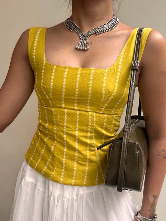 Gul: Yellow Jamdani