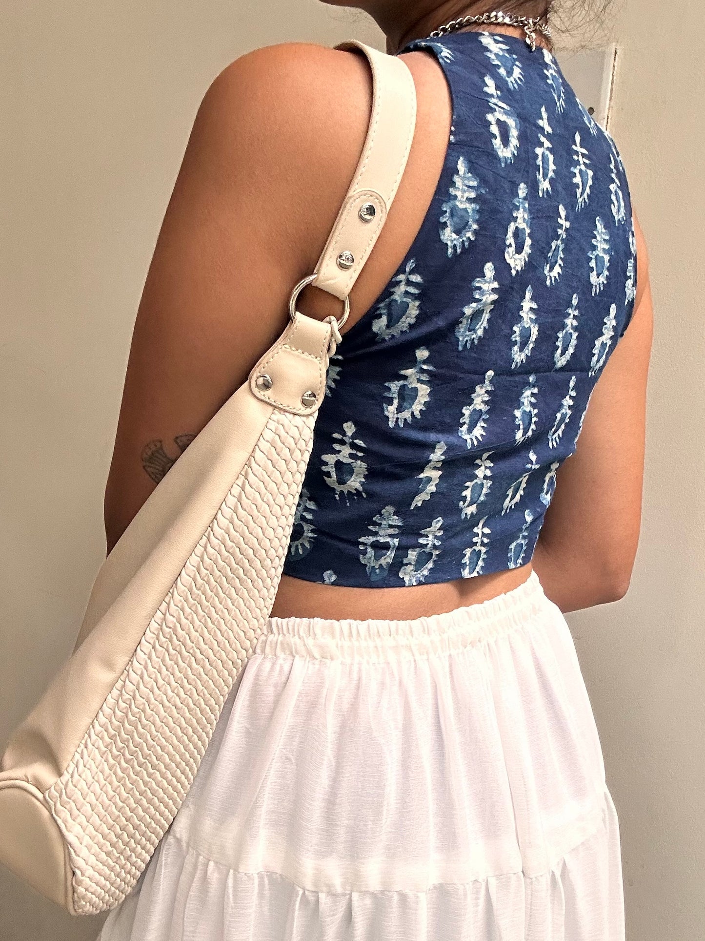 Karla: Indigo Paisley Motif