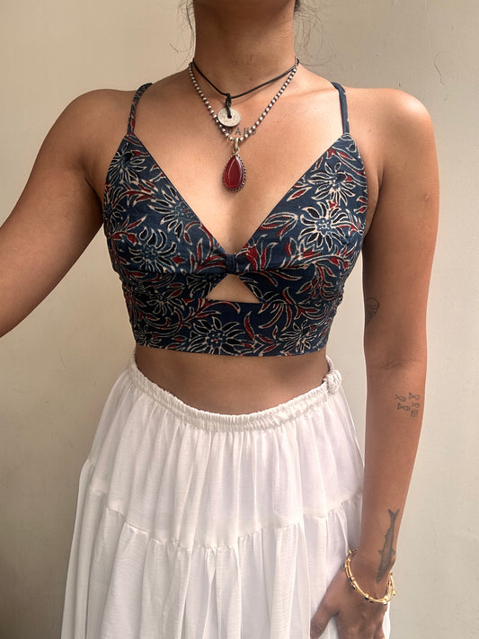 Bella: Indigo Floral Batik