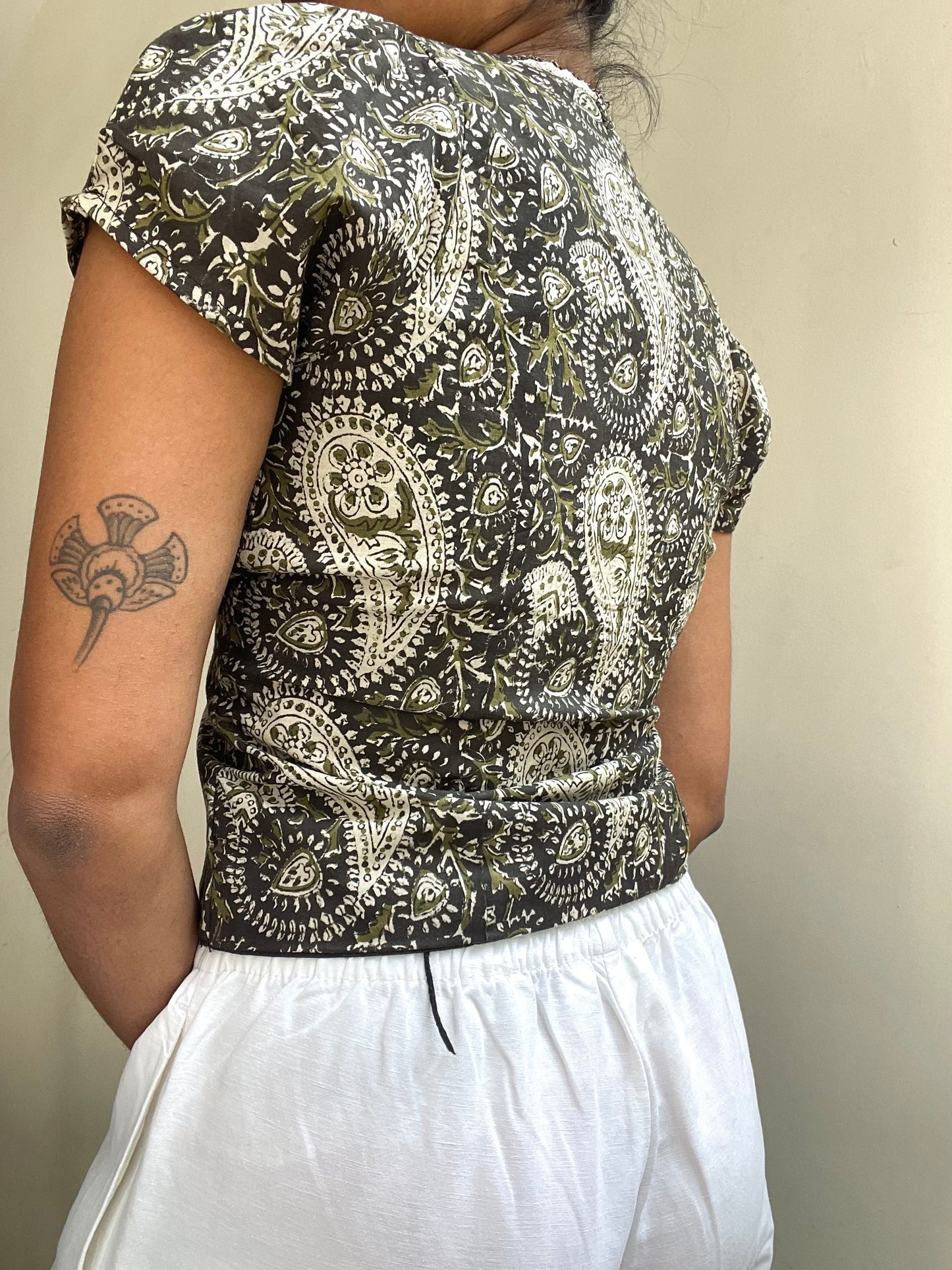 Isha: Black Kalamkari