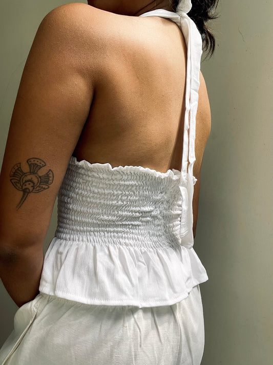 Preksha: Solid White