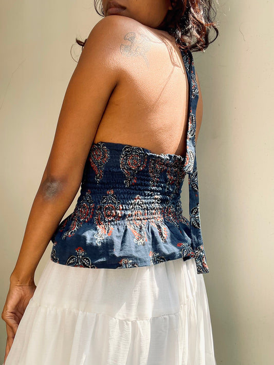 Preksha: Indigo Ajrakh