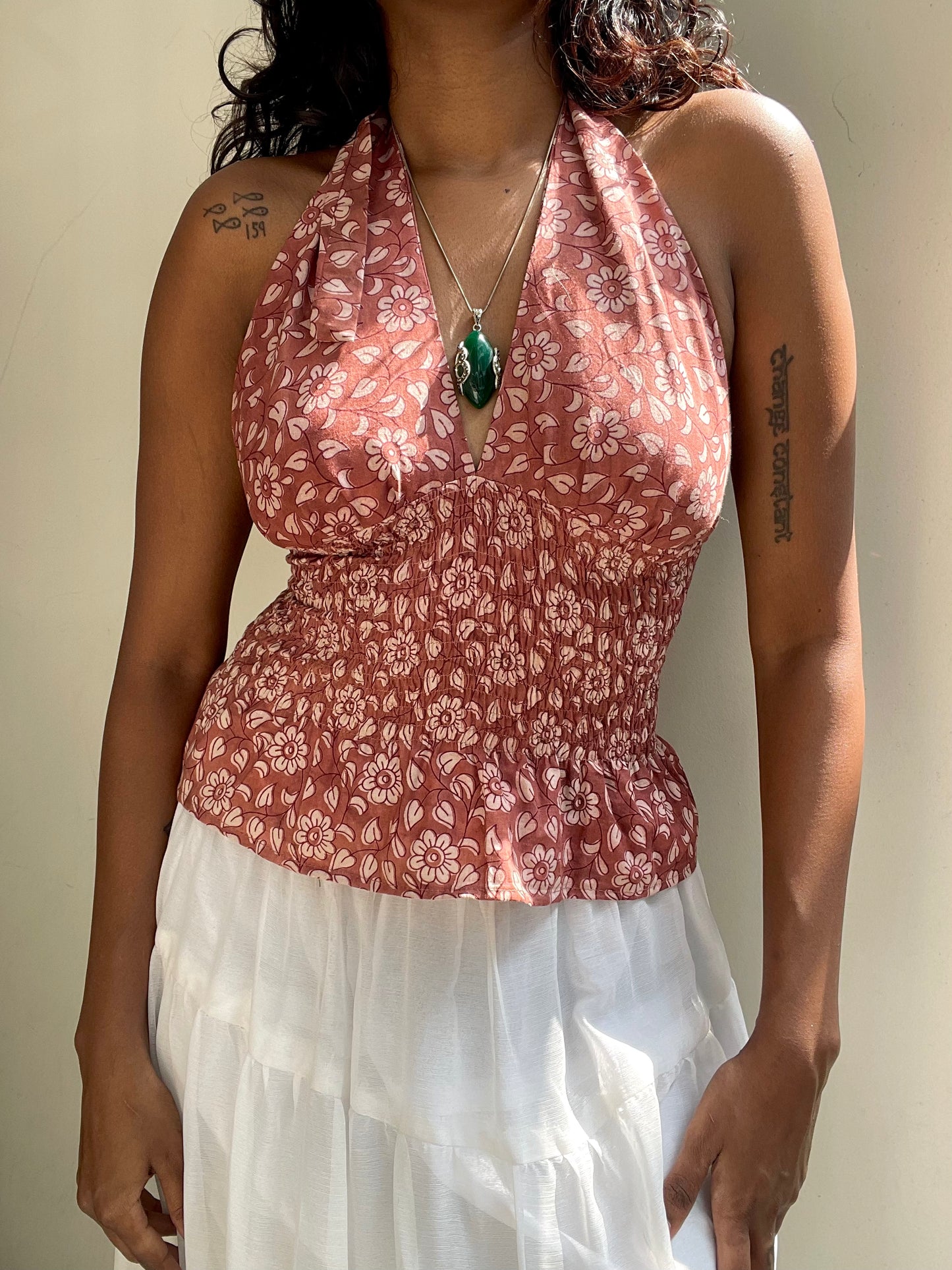 Preksha: Pink Floral Batik