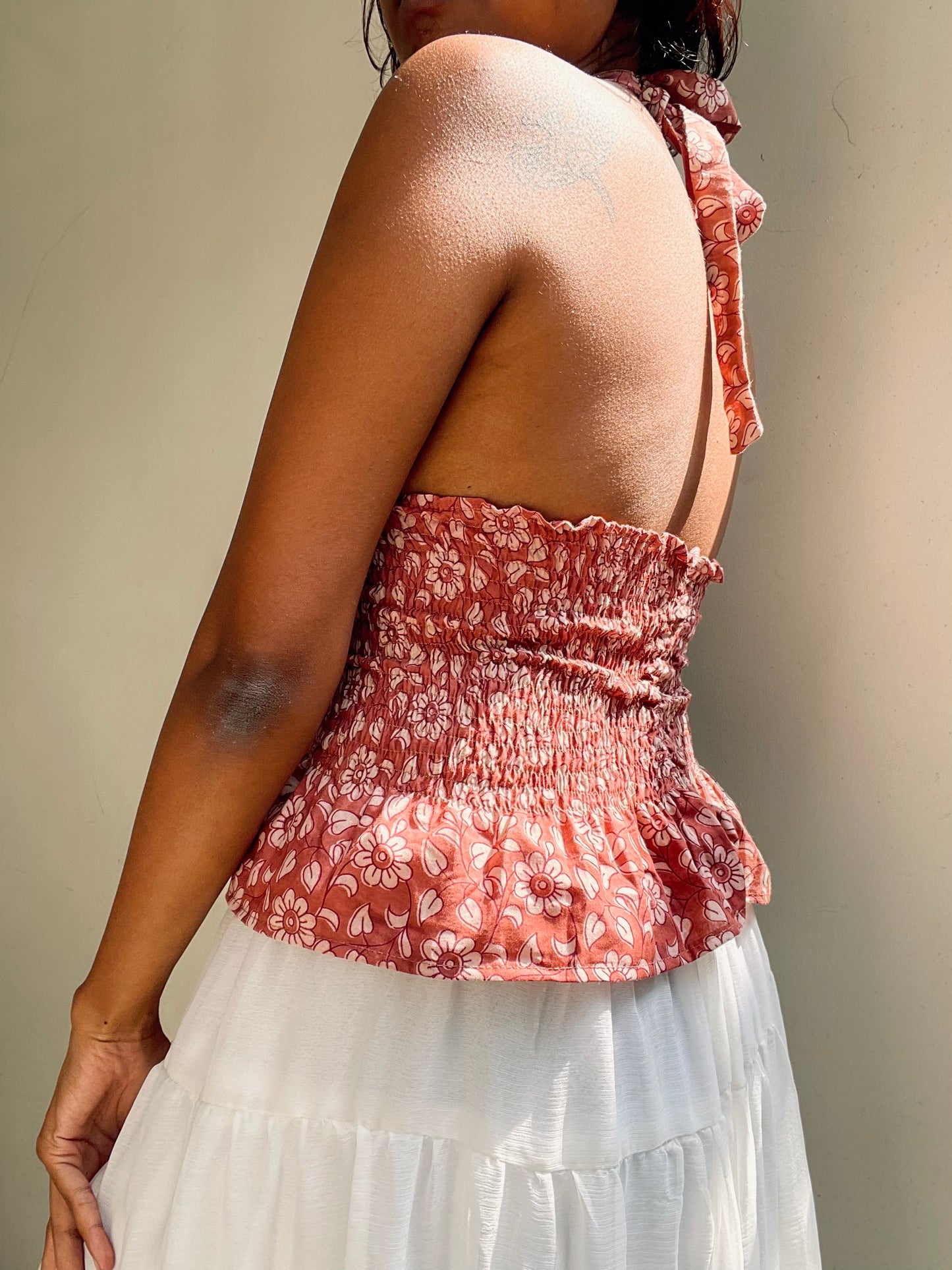 Preksha: Pink Floral Batik