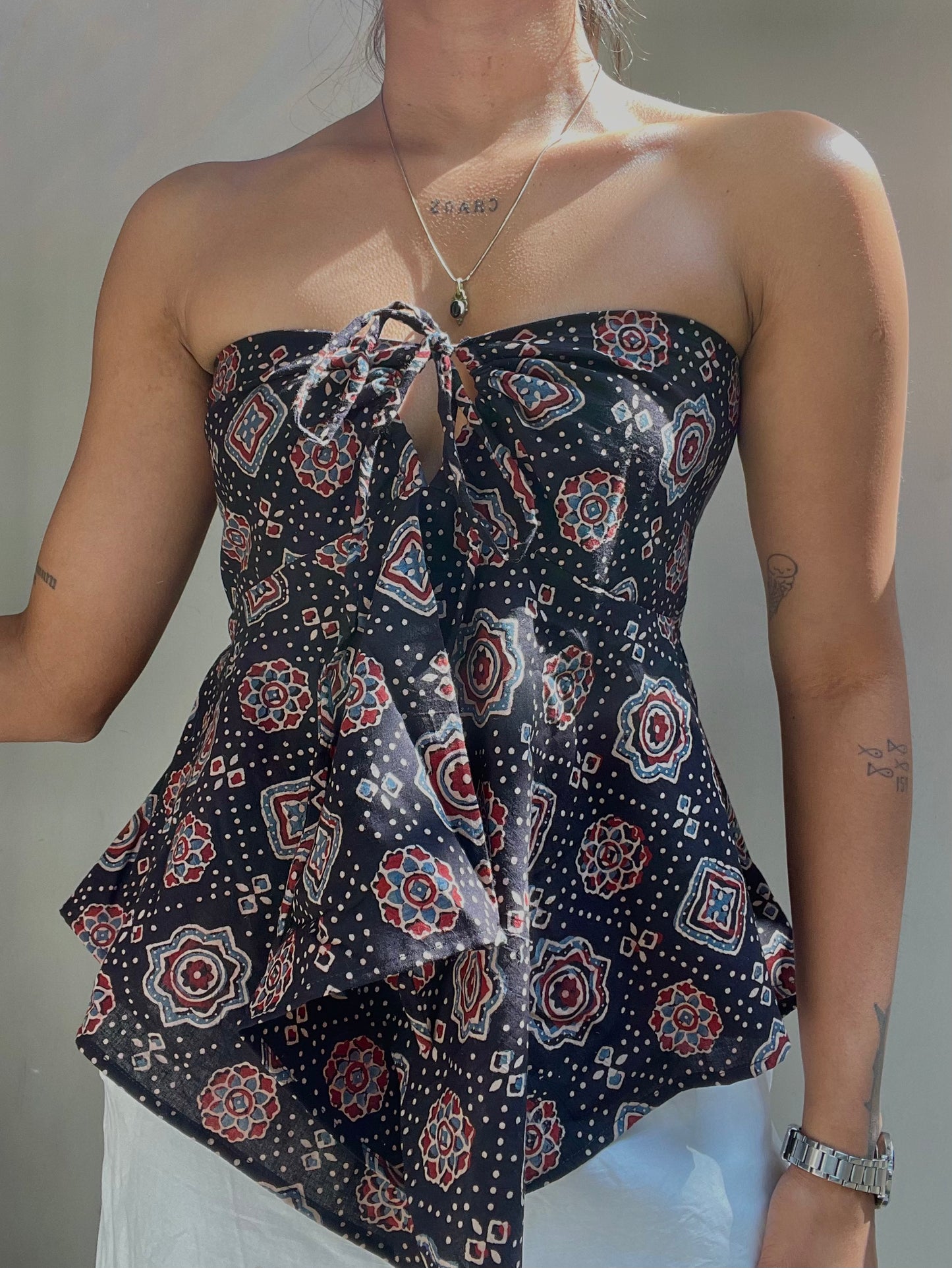 Noor: Black Geometric Ajrakh