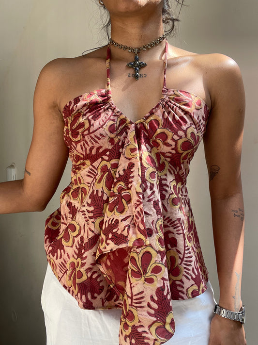 Noor: Pink Floral Batik 2