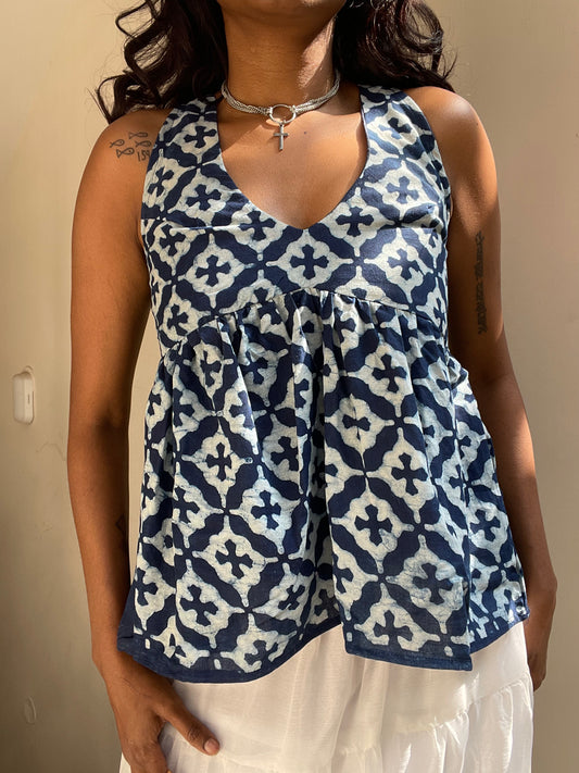 Geet: Indigo Jaali Batik