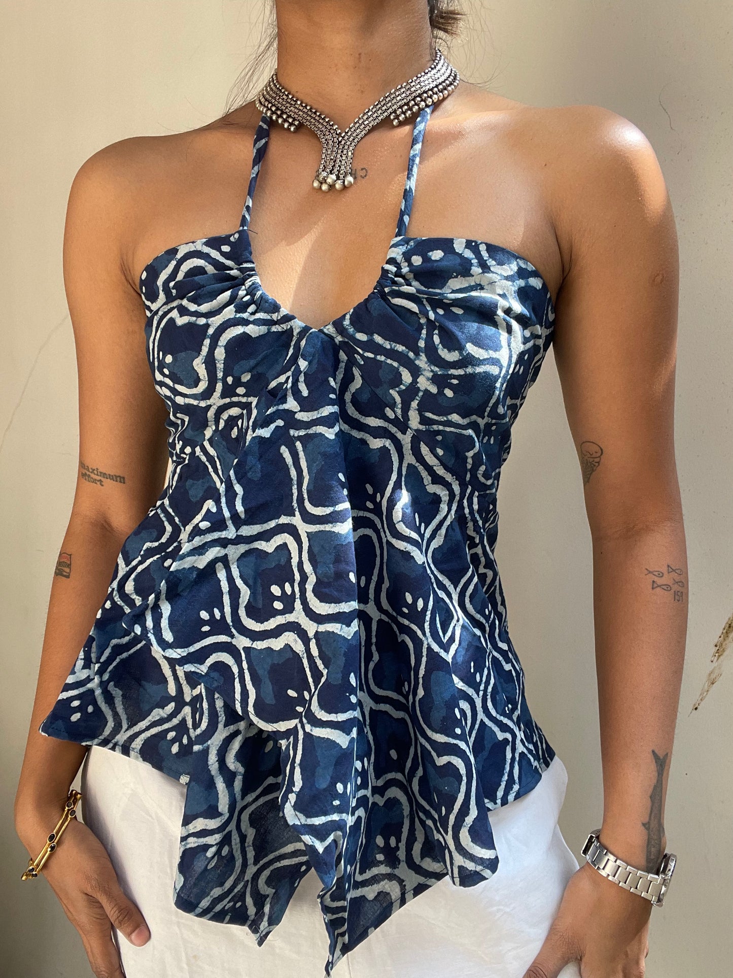 Noor: Indigo Jaali Batik