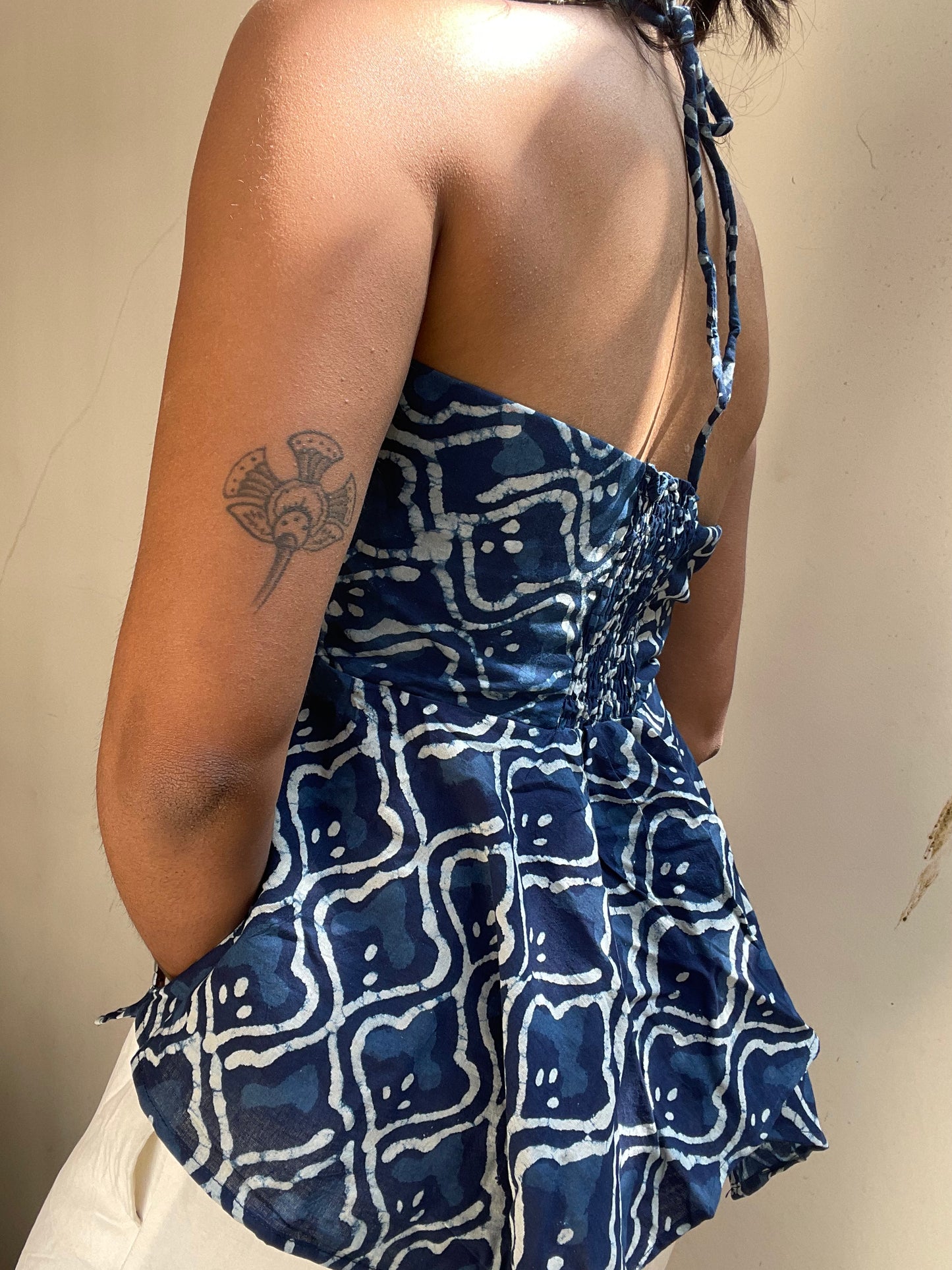 Noor: Indigo Jaali Batik