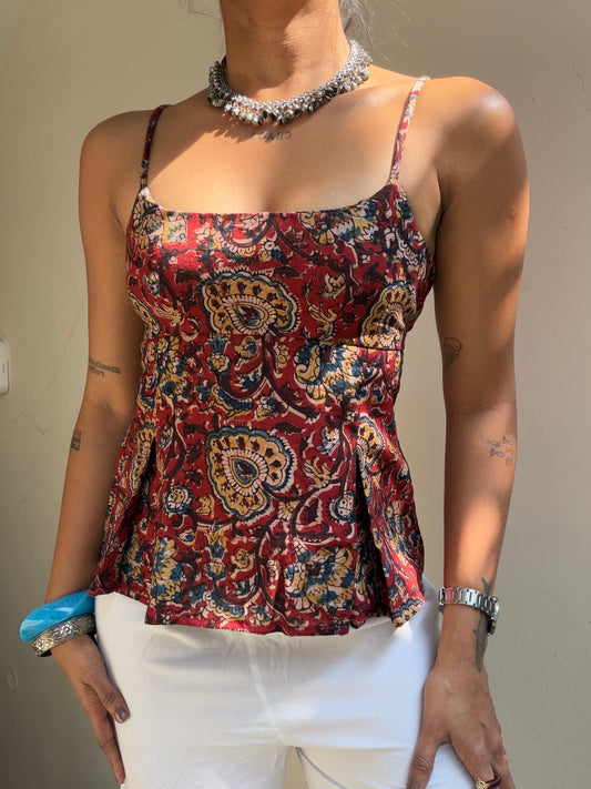 Delicia: Red Kalamkari 2