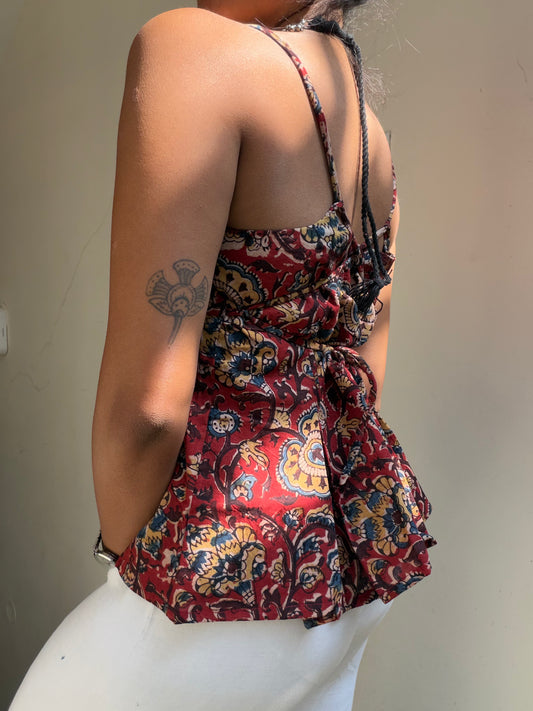 Delicia: Red Kalamkari 2