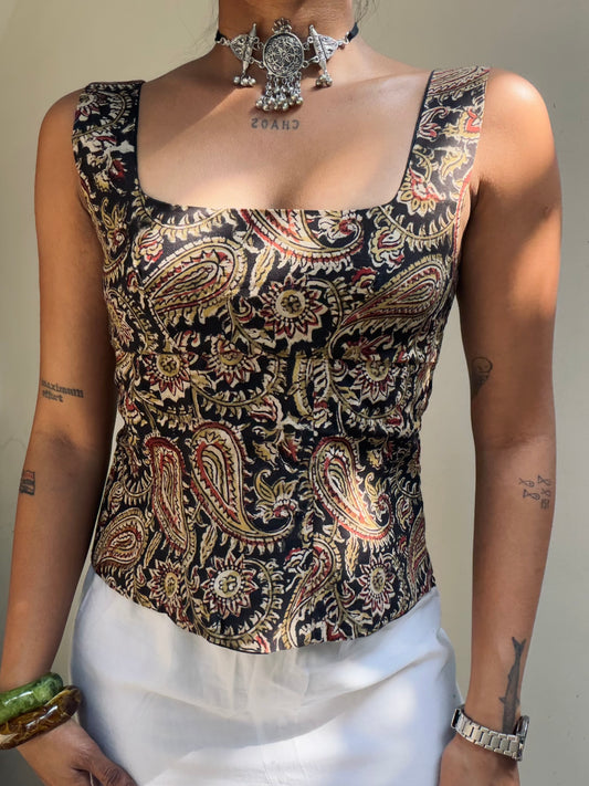 Gul: Black Kalamkari