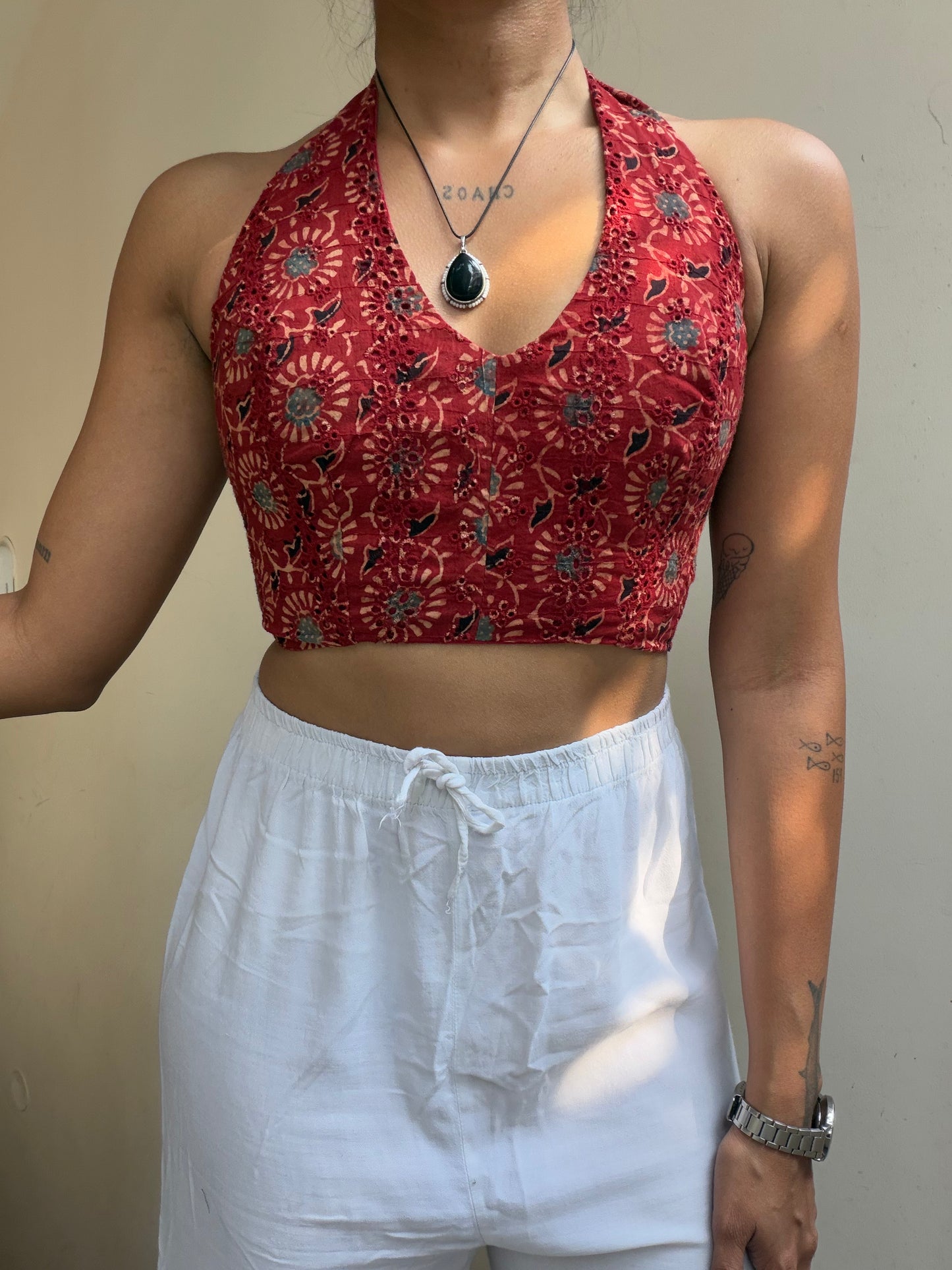 Heather: Red Floral Jacoba Ajrakh 4