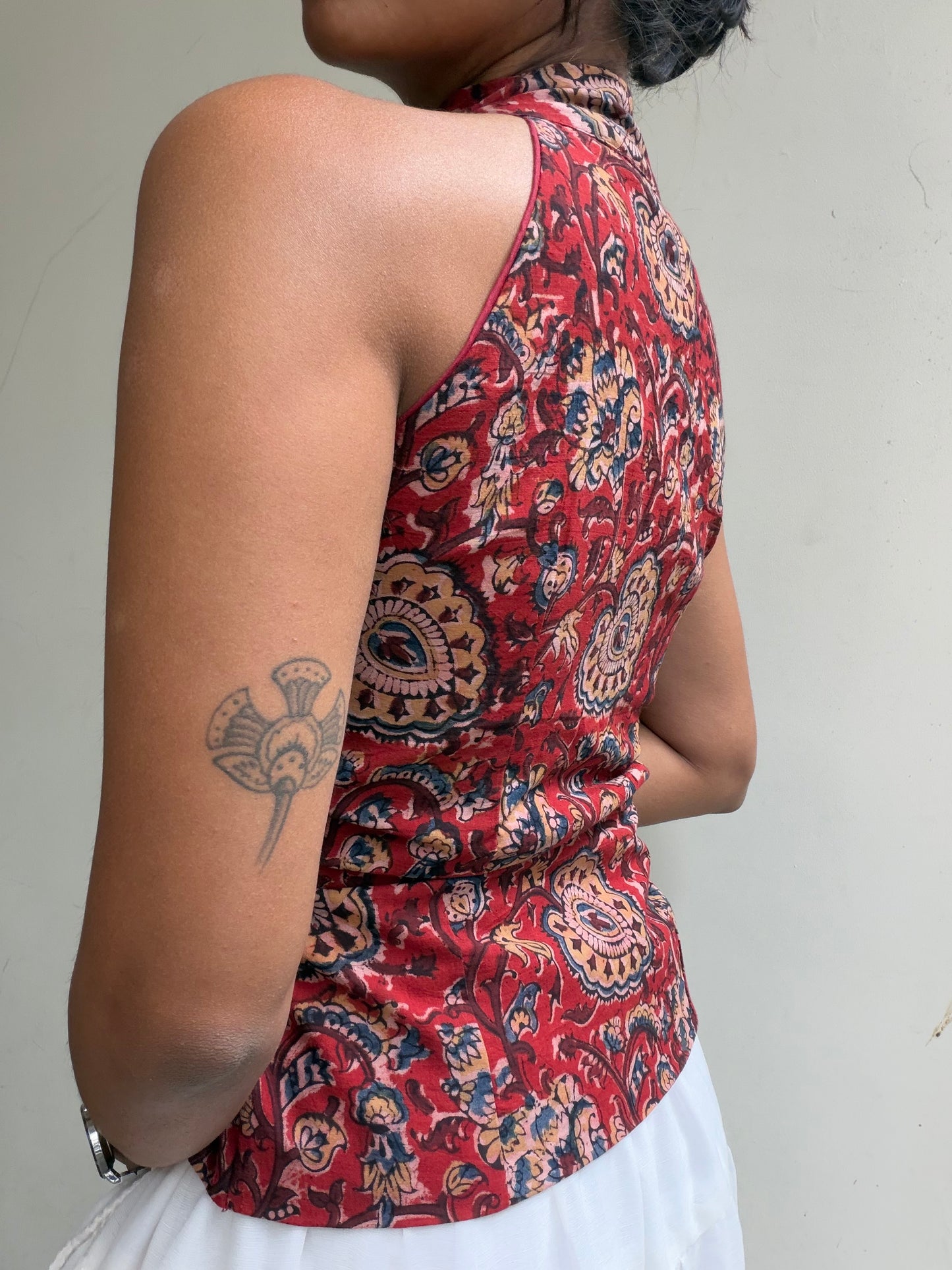 Trupti: Red Kalamkari