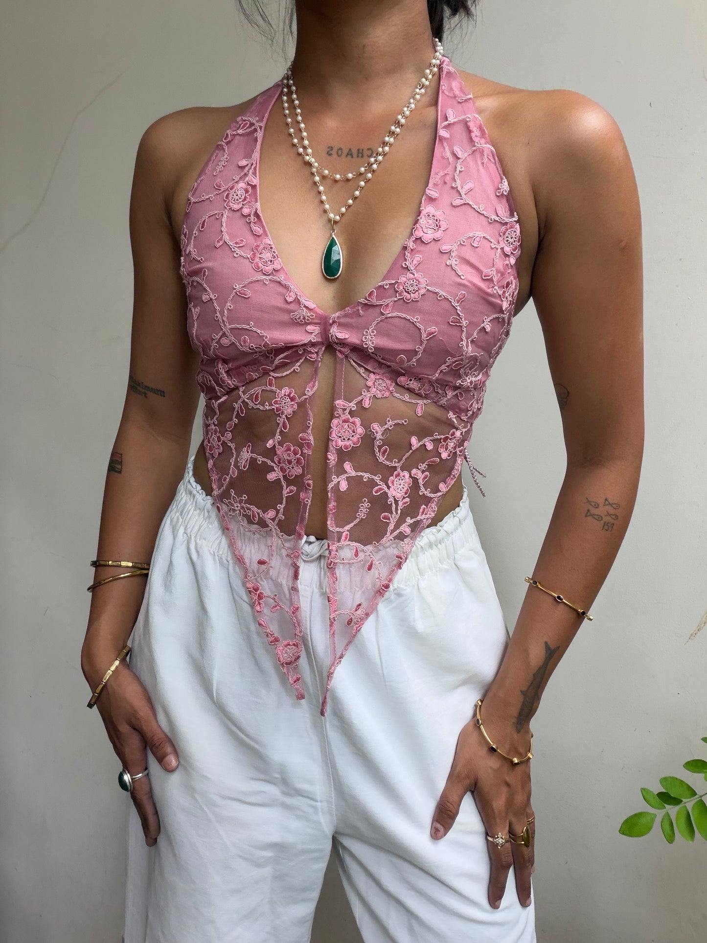 Annie: Pink Threadwork