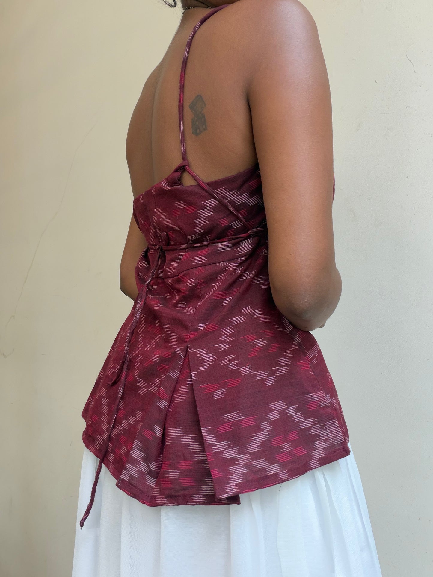 Delicia: Maroon Sambalpuri 2
