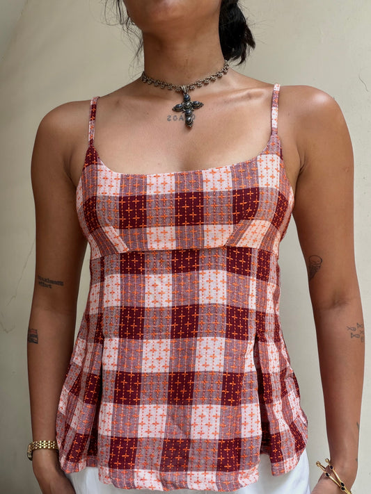 Delicia: Chequered Embroidery work
