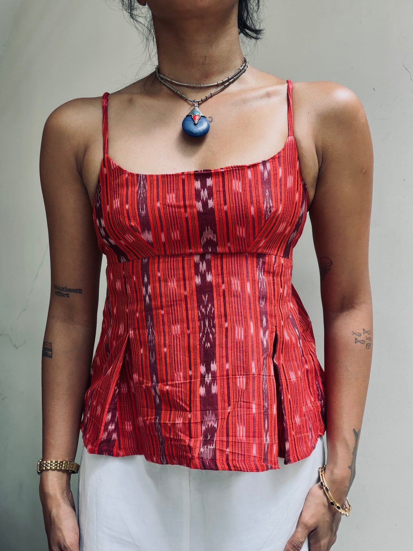 Delicia: Bright Orange Sambalpuri