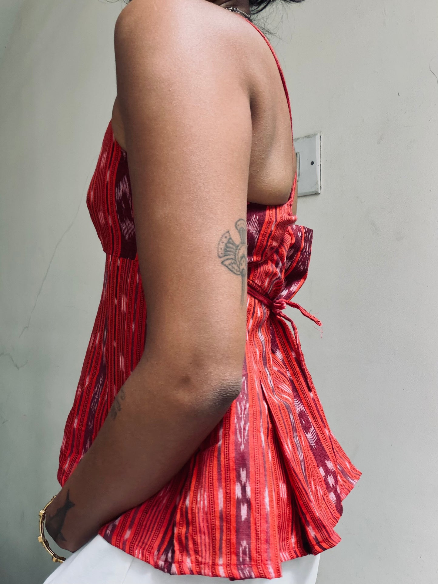 Delicia: Bright Orange Sambalpuri