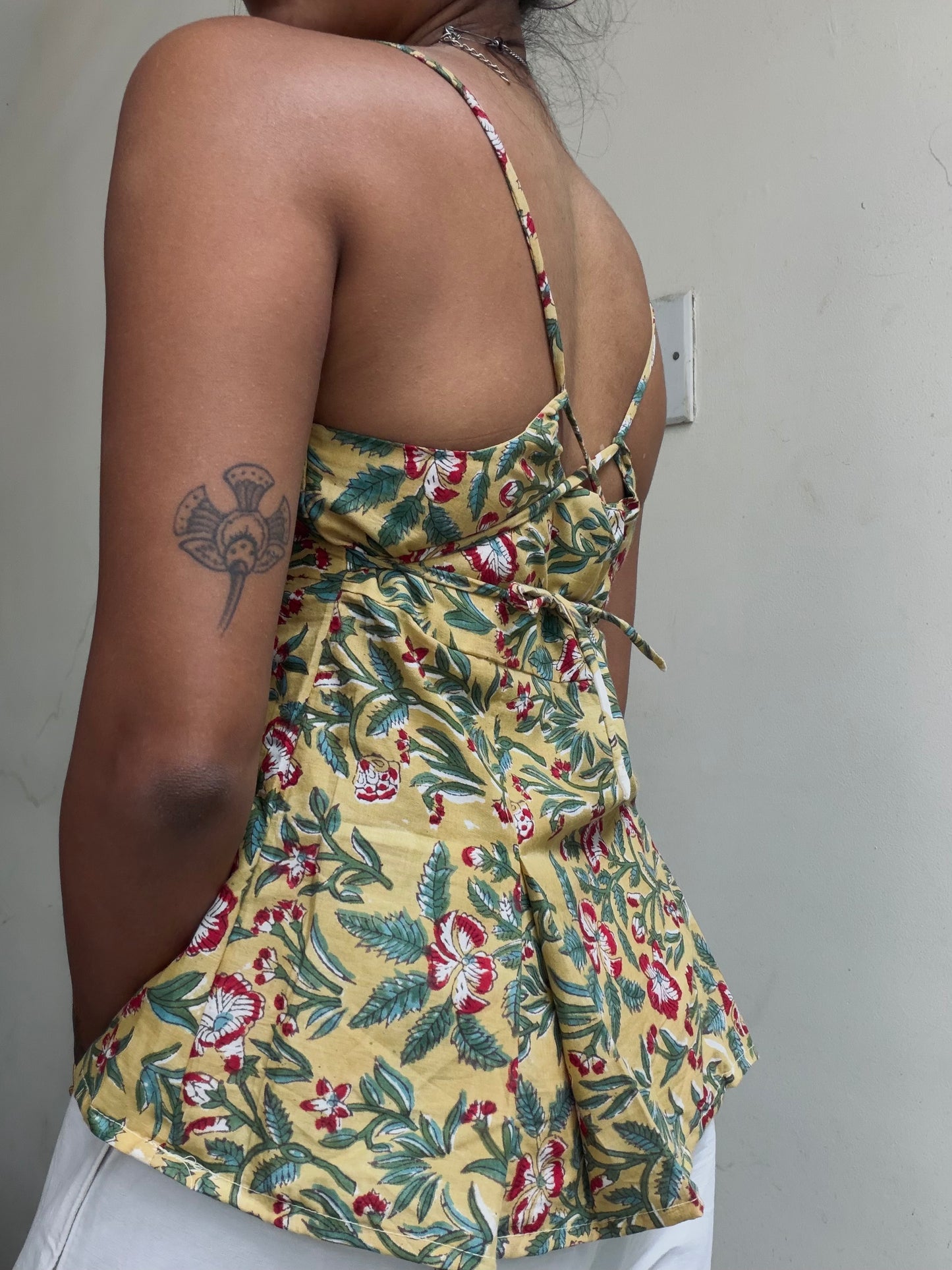 Delicia: Yellow Block Print