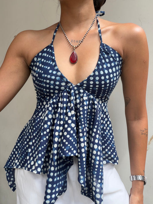 Noor: Indigo Polka