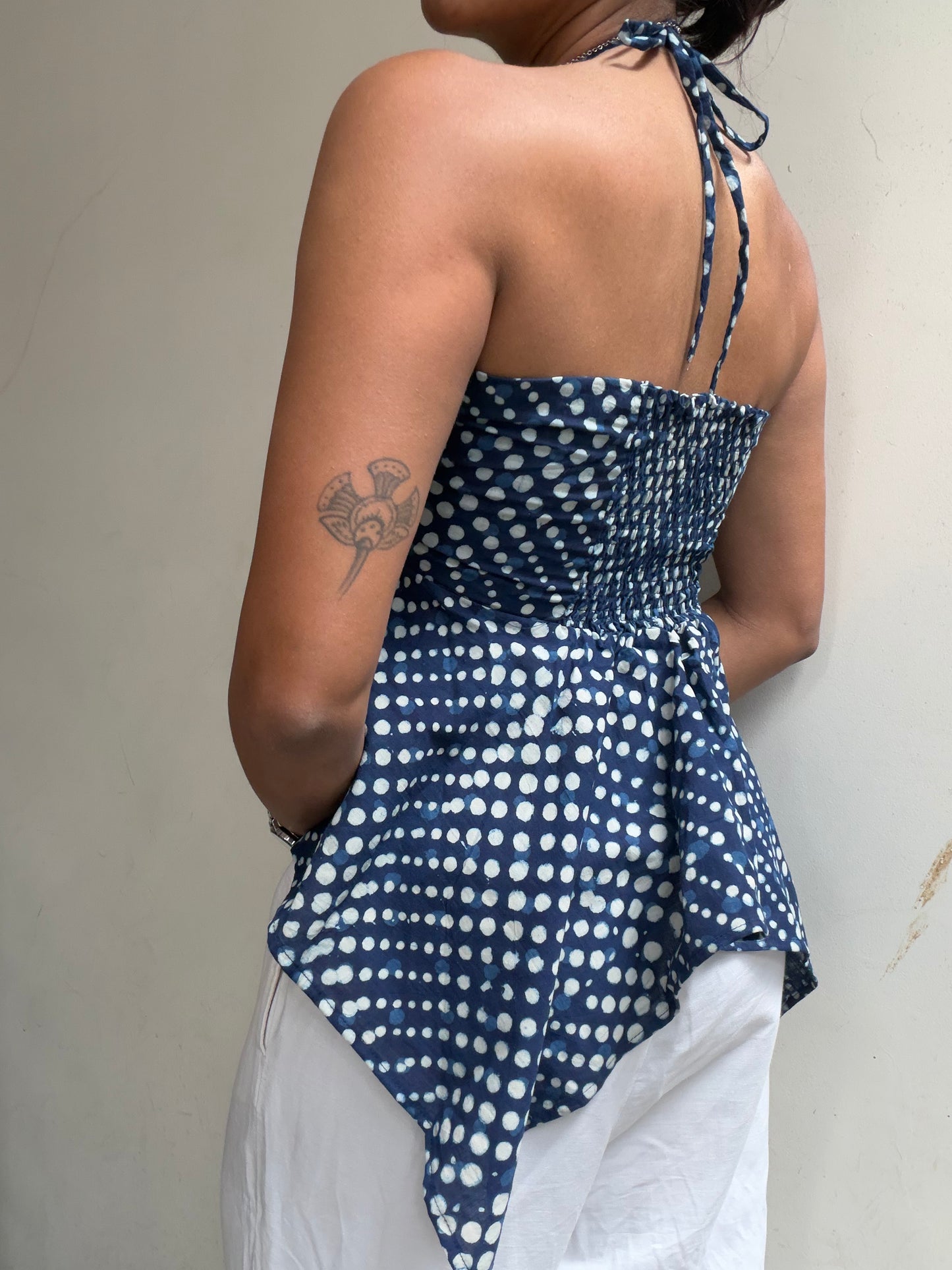 Noor: Indigo Polka