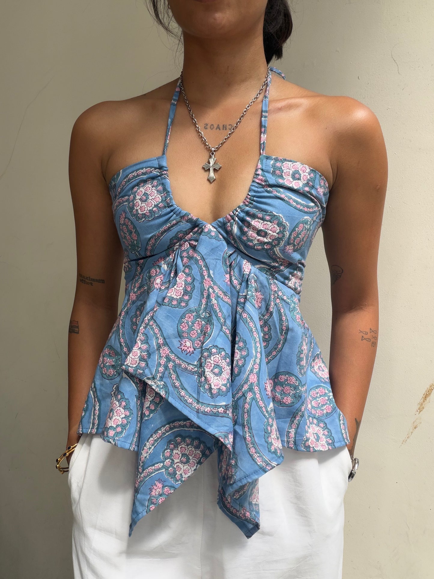 Noor: Light Blue Sanganeri