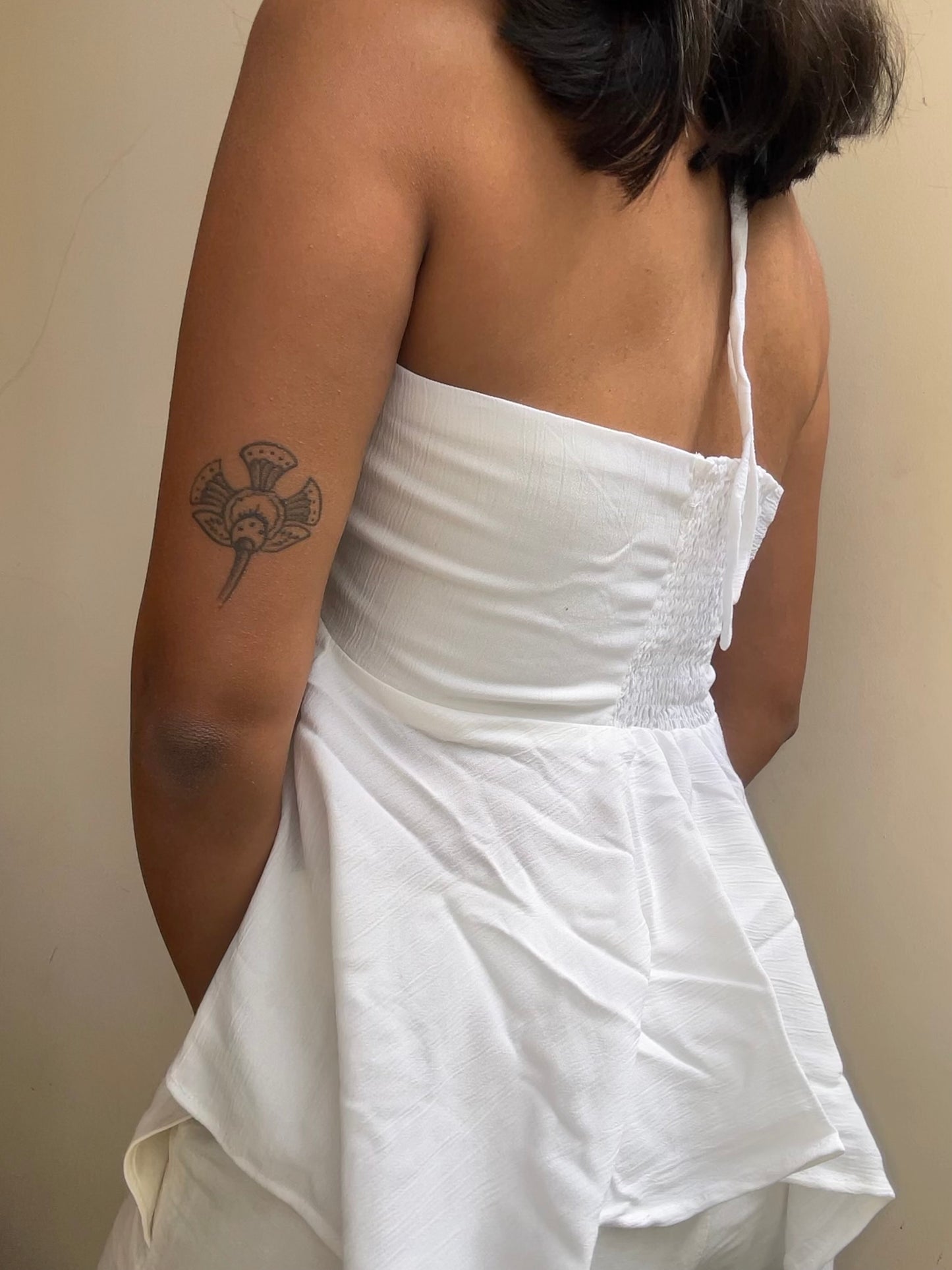 Noor: Solid White Rayon